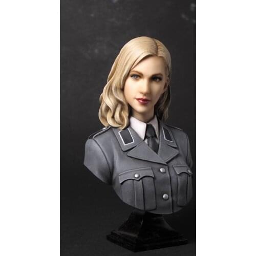 1/10 Resin Bust Building Kit Woman Officer bust