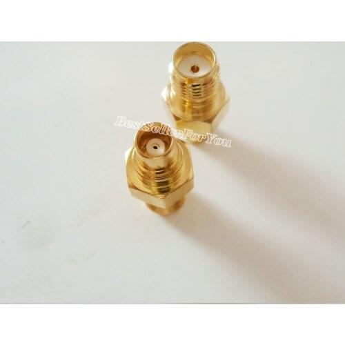 1PCs Adapter SMA Female Jack To MCX Female RF Connector Straight Gold Plating F/F