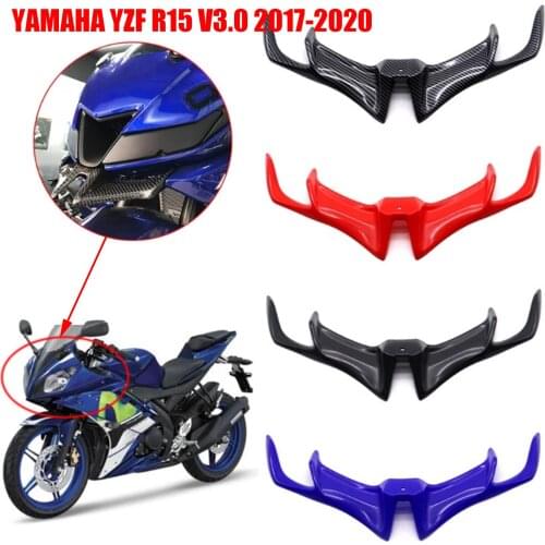 1pcs Motorcycle Front Fairing Aerodynamic Winglets ABS Lower Cover Protection Guard for YAMAHA YZF R15 V3.0 2017 2018 2019 2020