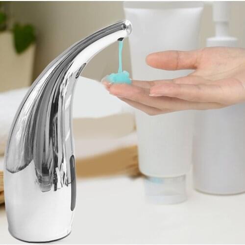 2 Pieces Home Kitchen Bathroom Automatic Hand Liquid Soap Dispenser Infrared Motion Sensor IP67 Waterproof Holder