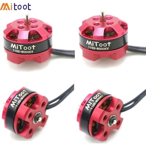 4pcs/lot RC Motor 1102 7500KV 8000KV 10000KV 1-3S Brushless Motor for 50-90mm Micro FPV Racing Drone Quadcopter