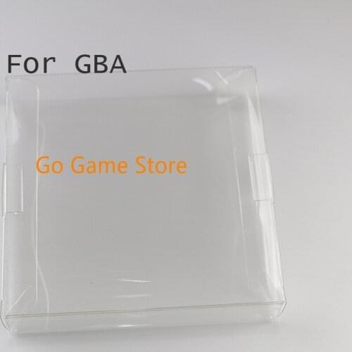 5pcs/lot for GBA GBC Clear transparent for Game Cartridge box Protector Case plastic PET Protector