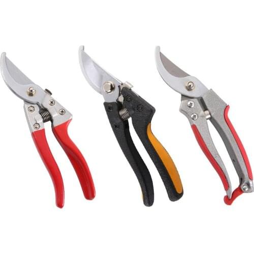 Anti-slip Gardening Scissor Grafting Pruning Shear Hand Stainless Steel Fruit Tree Cutting Tools Bonsai Pruners Secateurs