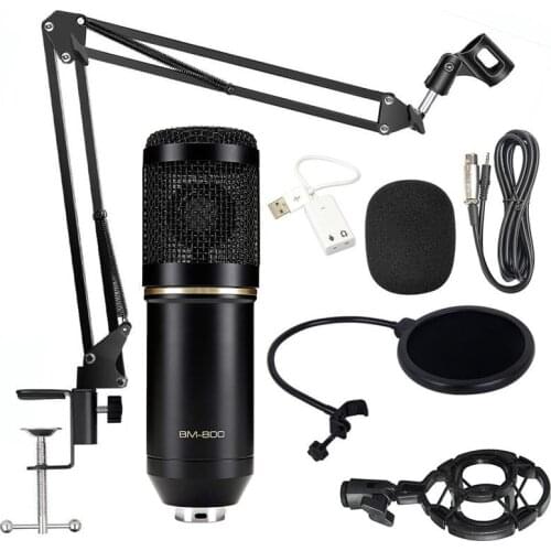 BM 800 karaoke microphone BM800 studio condenser mikrofon mic bm-800 For KTV Radio Braodcasting Singing Recording computer