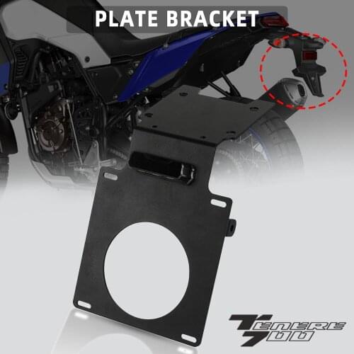 Motocycle Rear fender License Plate Holder Eliminator Registration Bracket For Yamaha Tenere 700 2019 2020 2021 Tenere 700 Rally