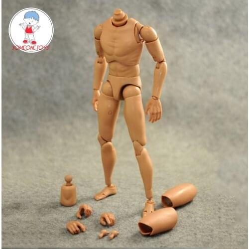 1/6 Scale Male Narrow Shoulder Body Figure Similar To Hot Toys Upgrated Version for 12 Inches DIY Action Figures