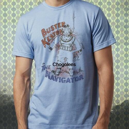 Buster Keaton The Navigator inspired Vintage style T Shirt Film 20s Silent Comedy Movie Classic Tee