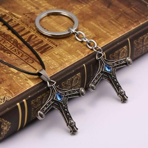 PS4 Game Bloodborne Game Limited Edition Metal Keychain Bloodborne Keychain Key Ring Men Women Jewelry