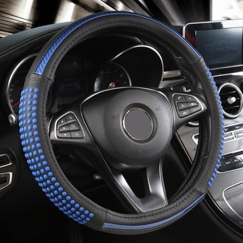 ZHOUSHENGLEE Leather Car Steering Wheel Cover For Kia sportage sorento cerato soul optima Niro Opirus Borrego VQ carnival Caren