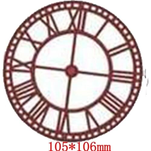 Circle Wall Clock Metal Cutting Dies Stencils for DIY Scrapbooking Photo Album Decorative Embossing Cards Craft Supplier Die Cut