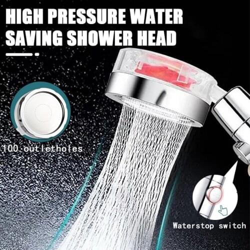 High Pressure Water Saving Spray Shower Head Bathroom Hand-held Pressurized Massage Shower Head 360 Rotated Rainfall Shower Head