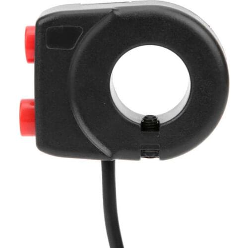 Motorcycle Fog Light Button Universal Motorcycle Handlebar Headlight Switch Fog Light On/Off Lamp Control Button 22mm Hole