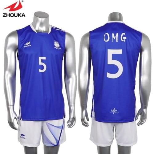 Mens Uniform Volleyball Jersey For Men Sport Suit Free Custom Name Number Volleyball Sets