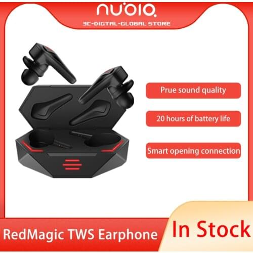 Original ZTE Nubia RedMagic TWS Gaming Earphone For Nubia 5S 5G Wireless Bluetooth E-Sports Universal Headphone For Realme 7 pro