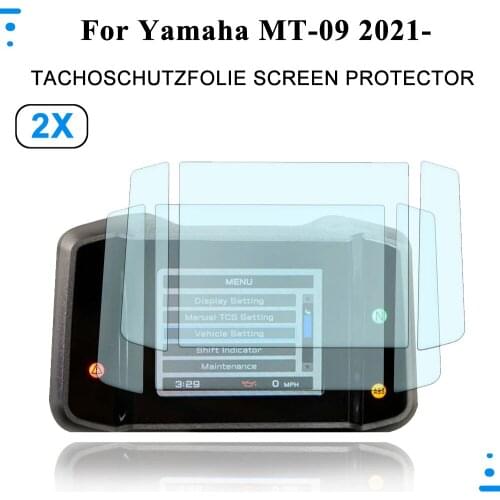 9H Speedometer Instrument Screen Protector 2 New For Yamaha MT-09 MT09 FZ-09 SP 2021