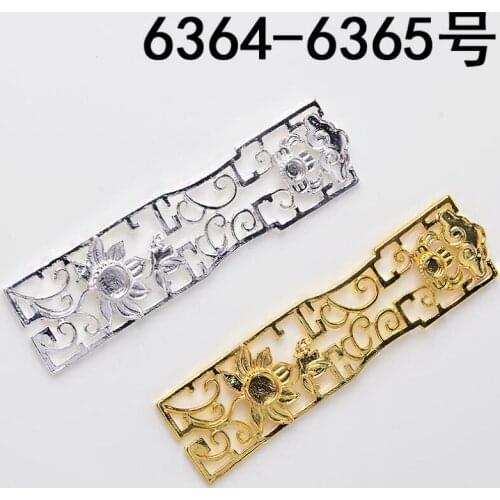 10pcs ancient bride hair accessories step by step ancient costume alloy flower frame accessories 6364-6365