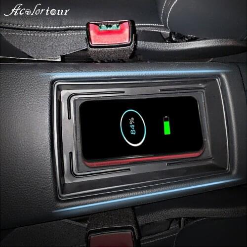 10W car QI wireless charging phone charger fast charging case phone holder accessories for Audi A3 S3 8V 2014-2018 for iPhone 8