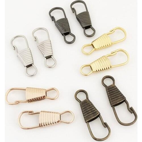 2PCS Metal Zipper Head Puller For DIY Sewing Craft Clothing Jacket Bag Sliders Repair Kits Trims Supplies
