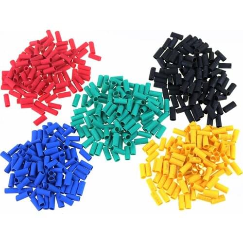 500 PCS/ Length 10mm heat shrinkable tube insulation shrinkable tube polyolefin ratio 2:1 winding cable sleeve Kit