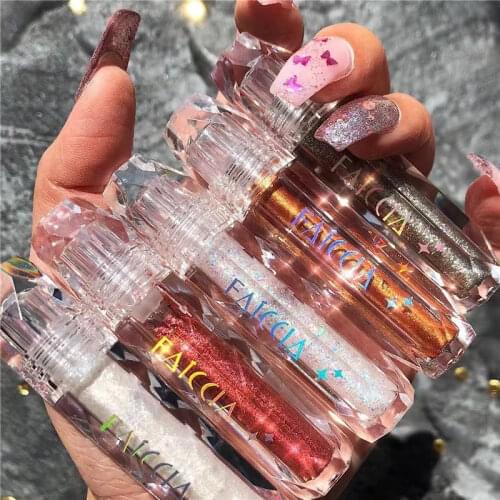 Liquid Eyeshadow Polarized delicate and shiny high-gloss waterproof monochrome eye makeup