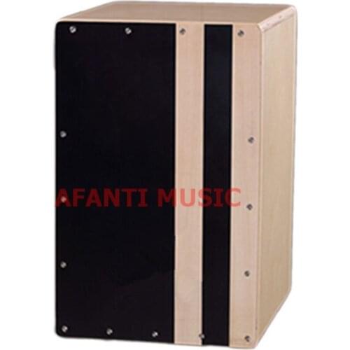 Afanti Music Birch Wood / Natural Cajon Drum (KHG-163)