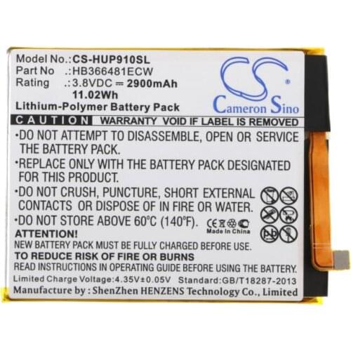 Cameron Sino 2900mah battery for HUAWEI 6 2018 Dual SIM 6 2018 Dual SIM LTE 6X 704HW ANE-AL00 ANE-L00 ANE-L01 ANE-L21 ANE-L22