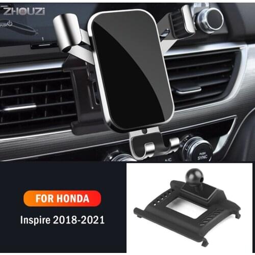 Car Mobile Phone Holder Special Mounts GPS Stand Gravity Navigation Bracket For Honda Inspire 2018 2019 2020 2021 Accessories