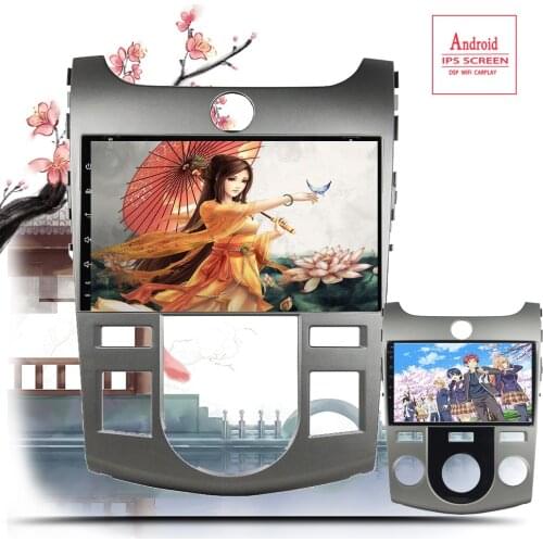 Android 10.0 Car Multimedia Player GPS Navigation for KIA Forte Cerato 2 2008 2009 2010 2011 2012 13 DAB+ Bluetooth SWC HD 1080P