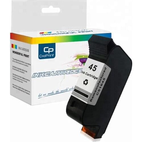 Civoprint C51645A ink cartridge compatible for hp45 hp 45 color oily solvent ink handheld inkjet printer