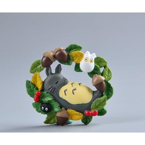 Koteta Japanese Anime Totoro Jiji Model Resin Action Figure Fridge Magnets Decor Refrigerator Magnet Message Sticker Kids Gift
