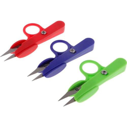 Fityle 3Pcs Steel Embroidery Sewing Snips Thread Cutter Scissors Nipper Thrum for Tailor Dressmaker Professional
