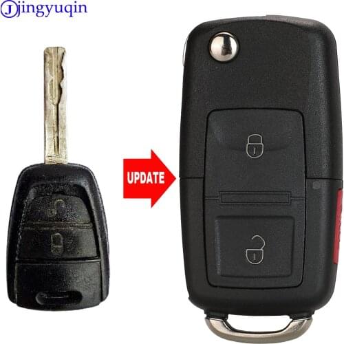 Jingyuqin 2 Buttons Remote Control Car Key For Kia Ceed Key With Electronics 433 MHZ Uncut Blade Car Keys