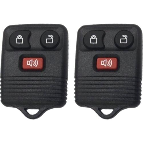 2Pcs 3 Keys Remote Car Key Fob Fit for Ford F150 1999 2000 2001 2002 2003 2004 2005 2006 2007