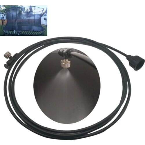 L026 Fan-shaped atomizing nozzle stainless steel nozzle low-pressure atomizing fan-shaped nozzle misting system for Trampoline