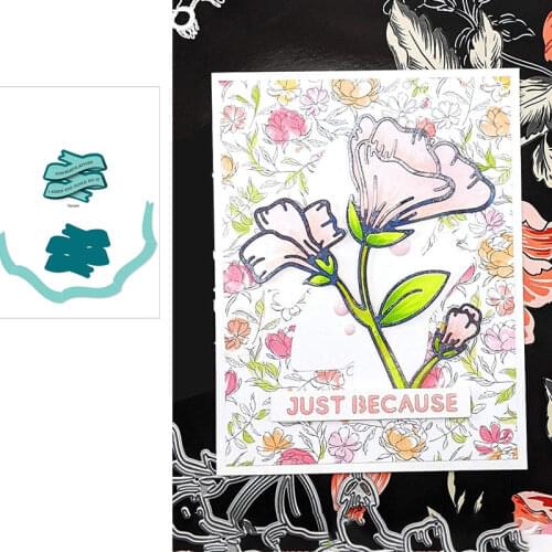 Lrregular Graphics Bar Letter New Cutting Dies Scrapbook Dariy Decoration Stencil Embossing Template DIY Greeting Card Handmade