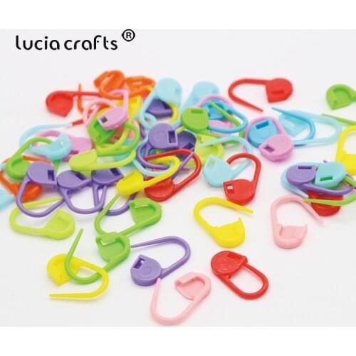 50pcs/lot 2.2cm Sewing Needle Knitting Craft Tool Crochet Stitch Marker Clip Holder Locking Sewing Tools J0118