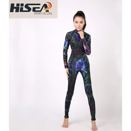 2018 New Hisea 3mm Neoprene Wetsuit Swimsuit Equipent For Diving Scuba Swimming Surfing Spearfishing Triathlon Suit