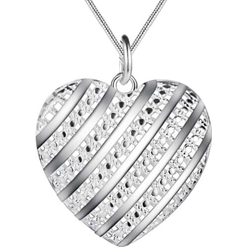 Wholesale Charm Silver Color Pendants For Women Fashion Jewelry Necklace Lady Fashion Jewelry Pendant Core AN078