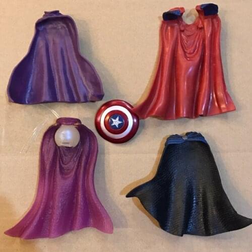Marvel Superhero Cloak Captain Military Action Figures Shield Mystery Cloak Model Toy