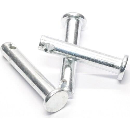 M12 pins axis Type T flat head with holes pin cylindrical positioning dowels galvanized Insert dowel GB882 25mm-120mm length