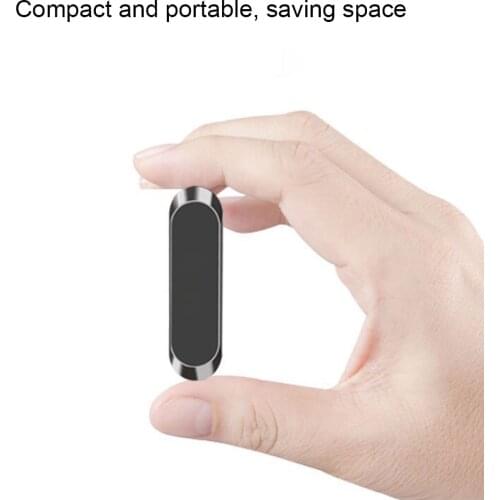 Strip Type Phone Holder Car Dashboard Bedside Cabinet Nightstand Non-slip Zinc Alloy Mobile Phone Stand