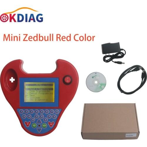 2021 Mini ZedBull V508 Smart Zed-Bull Key Transponder Programmer mini ZED BULL key programmer Red Color Clone Transponder Chip
