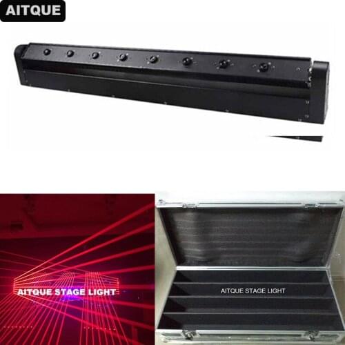 8pcs China stage light moving laser dmx Laser projector rgb 8 eyes led pixel moving head light dmx dj disco flight case