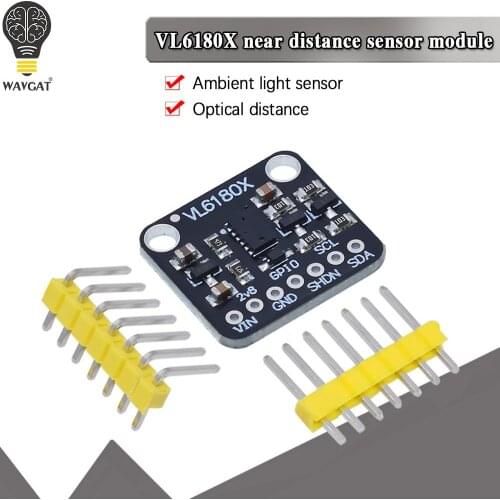 WAVGAT VL6180 VL6180X Range Finder Optical Ranging Sensor Module for Arduino I2C Interface 3.3V 5V gesture recognition