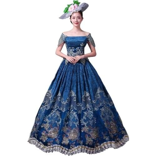 Rococo victorian ball gown Baroque Marie Antoinette Ball Dresses 18th Century Renaissance Historical Period Dress Gown for Women