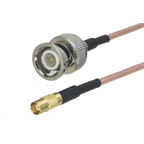 1Pcs RG316 MCX Female jack to BNC Male plug Connector RF Coaxial Jumper Pigtail Cable 4inch~10M