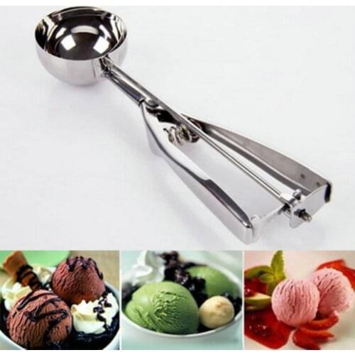 304# stainless steel ice cream spoon ice cream spoon, ball digester scoop scoop ice cream scoop