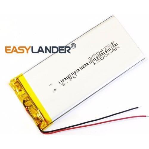 354376 3.7V 1500mAh Rechargeable li Polymer Battery For MP3 MP4 MP5 GPS ipod DVR Tablet PC Mobiles Power bank 354375