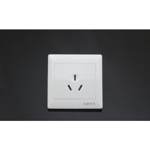 86 type 86*86MM 16A/220VAC concealed installation electrical Sockets power outlet wall faceplate 3 output for air conditioning