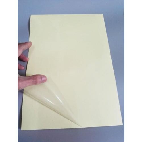 Adhesive A4 Blank Gloss Clear Transparent PET Label Sticker Sheets Special for Inkjet Printer